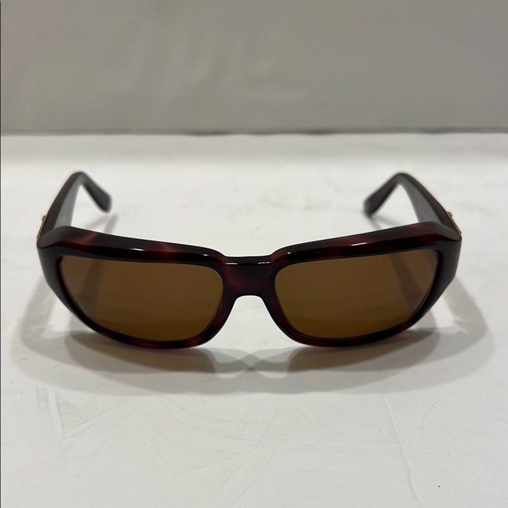 Versace Brown Rectangular Glasses With Sporty Des… - image 1
